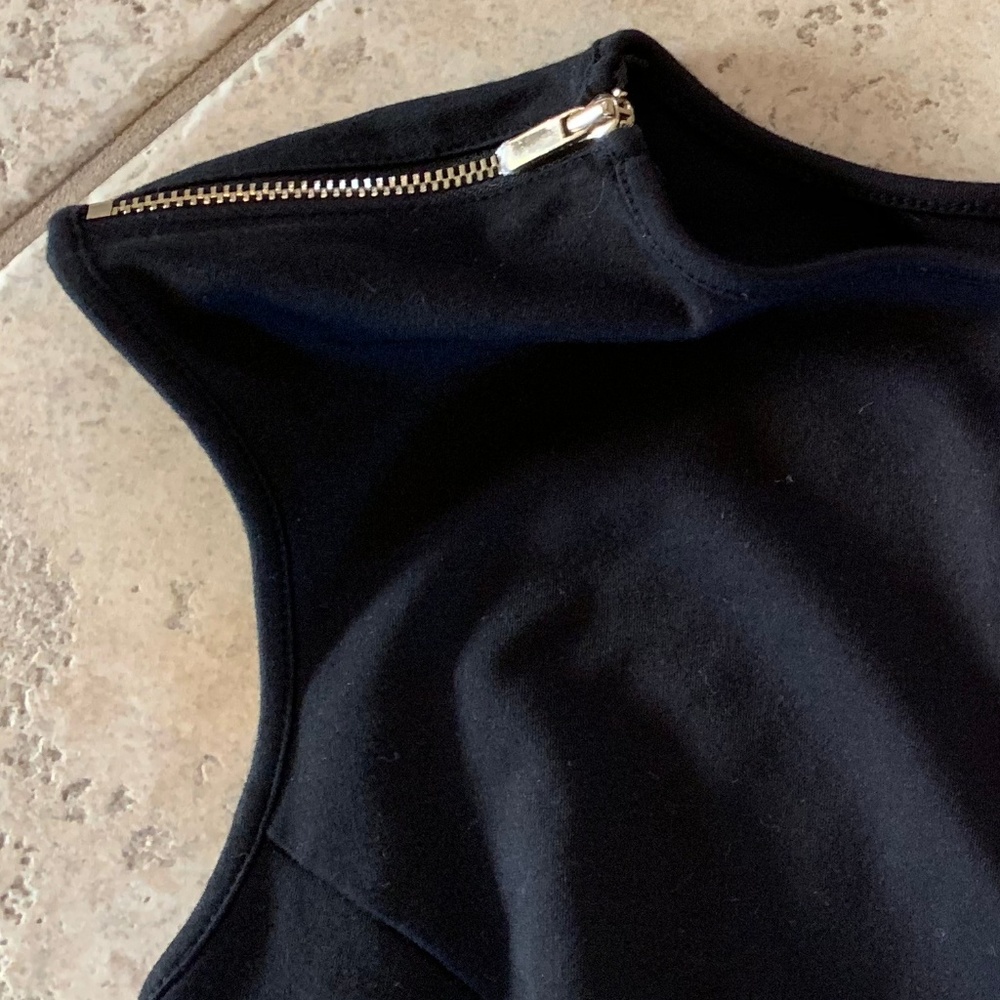 Ann Taylor Black Flute Dress 2 - Picture 3 of 6